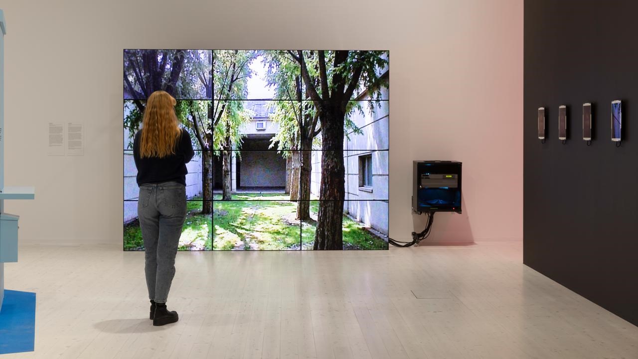 Daniel Shanken, Lacuna, 2026. Exhibition view from AI and the Paradox of Agency at Bildmuseet, 2026.