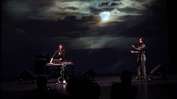 Avant Joik, performance at Hebbel am Ufer, 2019
