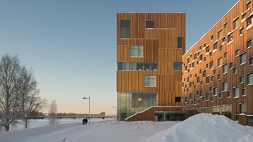 Vinterbild av Bildmuseet