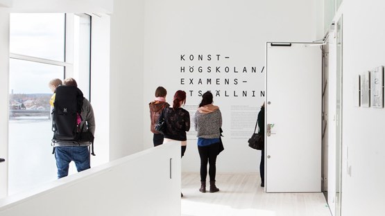 Vernissage för utställningen Konsthögskolan 2012 / Twenty Twelve (As We Know It), Bildmuseet. Opening day for the exhibition Academy of Fine Arts 2012 / Twenty Twelve (As We Know It), Bildmuseet.