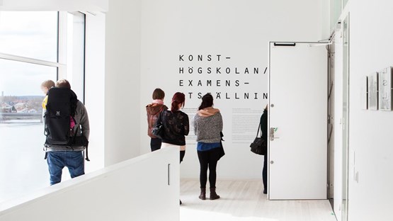 Vernissage för utställningen Konsthögskolan 2012 / Twenty Twelve (As We Know It), Bildmuseet. Opening day for the exhibition Academy of Fine Arts 2012 / Twenty Twelve (As We Know It), Bildmuseet.