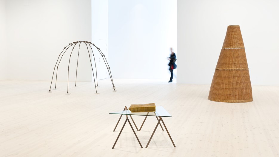 Mario Merz / What Is to Be Done?, Vy från utställningen, Bildmuseet, 2012