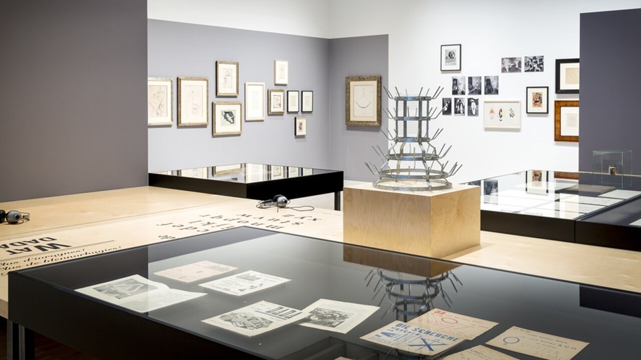 Dada är Dada, Vy från utställningen, Bildmuseet 2017-2018