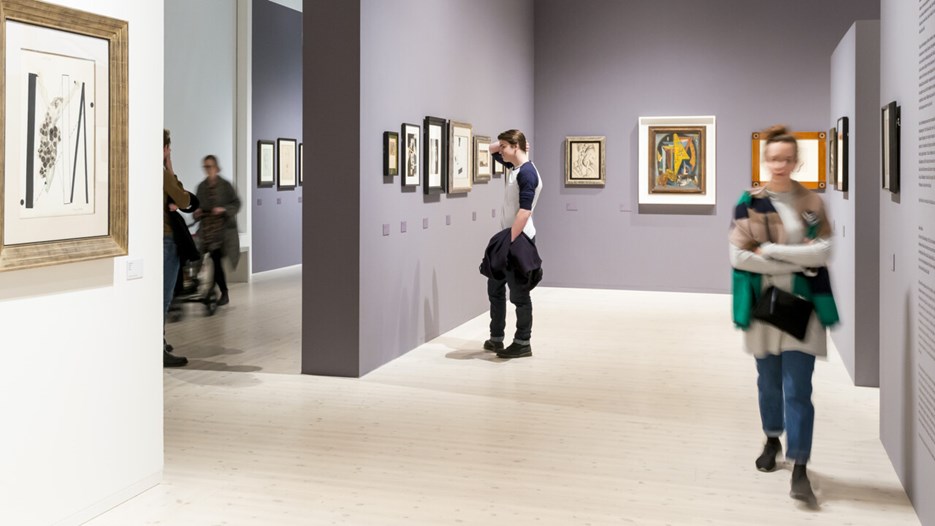 Dada är Dada, Vy från utställningen, Bildmuseet 2017-2018