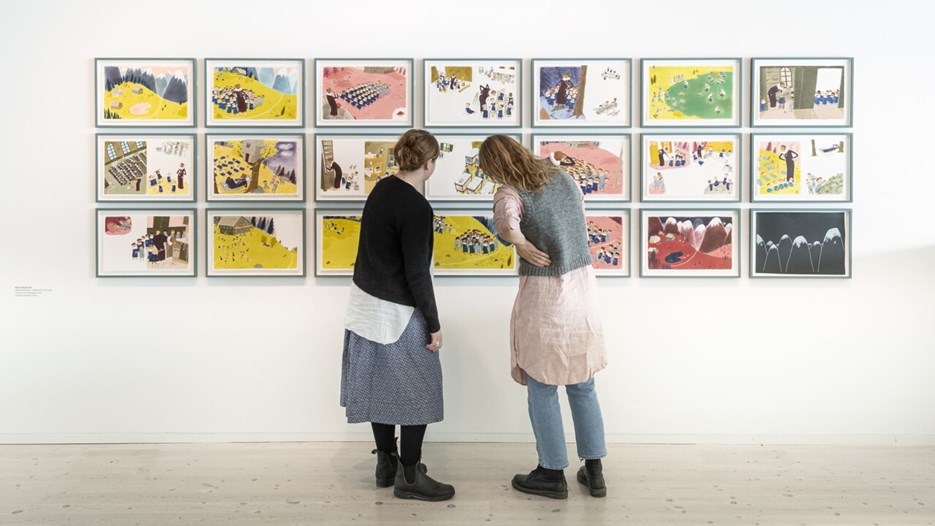 Pija Lindenbaum exhibition at Bildmuseet 2022