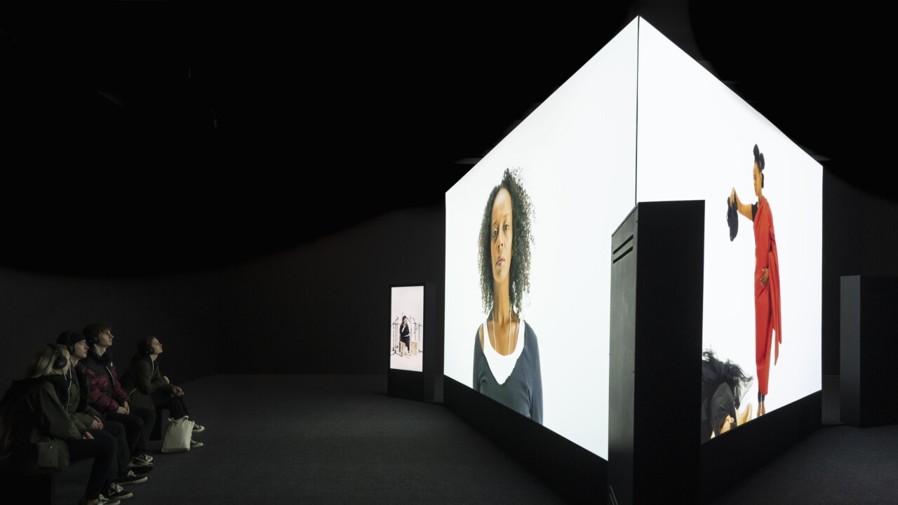Grada Kilomba / A World of Illusions, Vy från utställningen, Bildmuseet 2019-2020