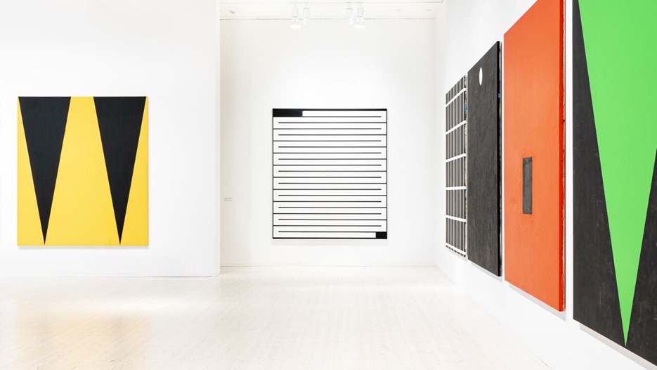 Ann Edholm / Tungan på ordet, Vy från utställningen, Bildmuseet 2019-2020