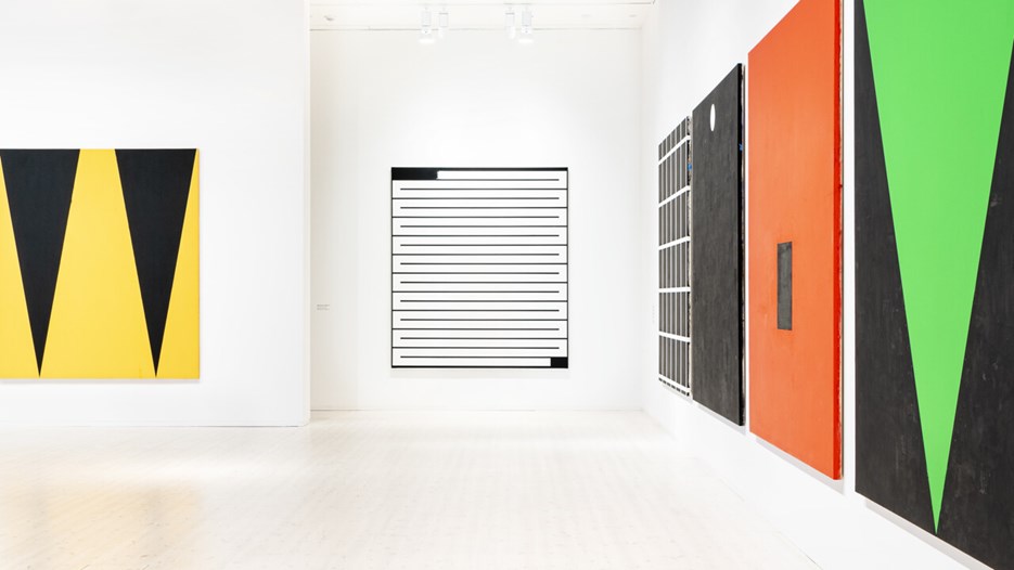 Ann Edholm / Tungan på ordet, Vy från utställningen, Bildmuseet 2019-2020