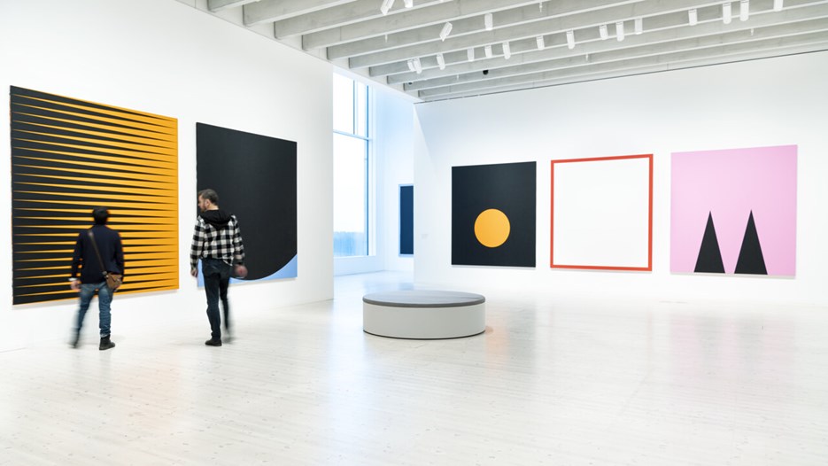 Ann Edholm / Tungan på ordet, Vy från utställningen, Bildmuseet 2019-2020