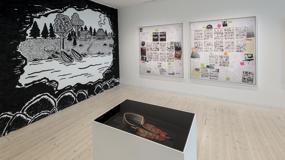 Mats Jonsson / Fortfarande same. Installation view at Bildmuseet, 2022