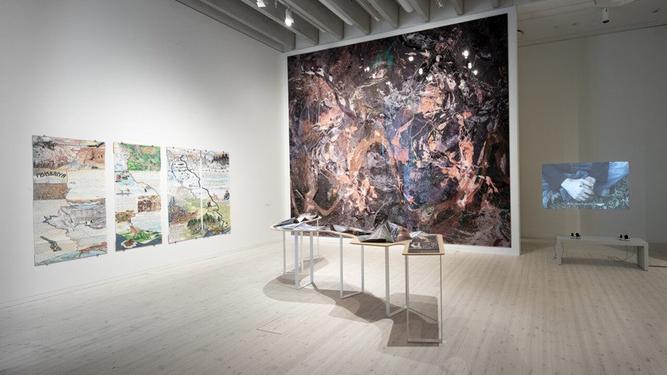 Ekologins visionärer, Vy från utställningen, Bildmuseet 2018
