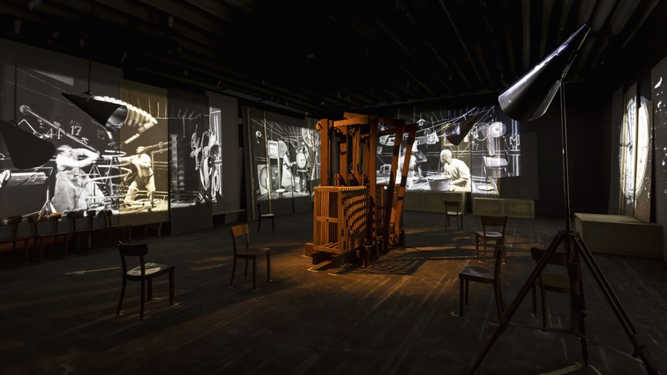 William Kentridge / The Refusal of Time, Vy från utställningen, Bildmuseet 2018-2019