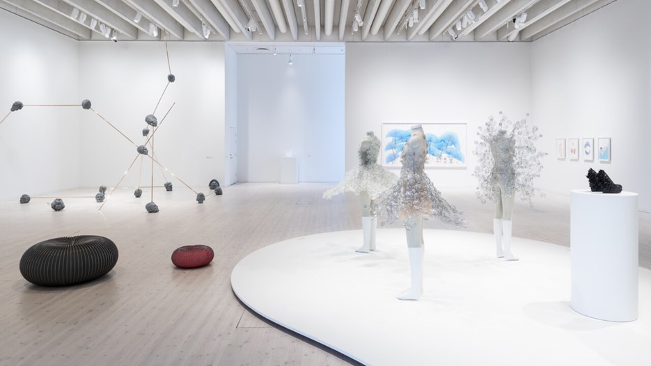 Entangle / Konst och fysik, Vy från utställningen, Bildmuseet 2018-2019