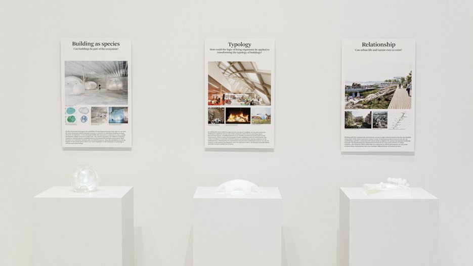 Architectures of Transition, Bildmuseet 2021. Exhibition photo: Mikael Lindgren.
