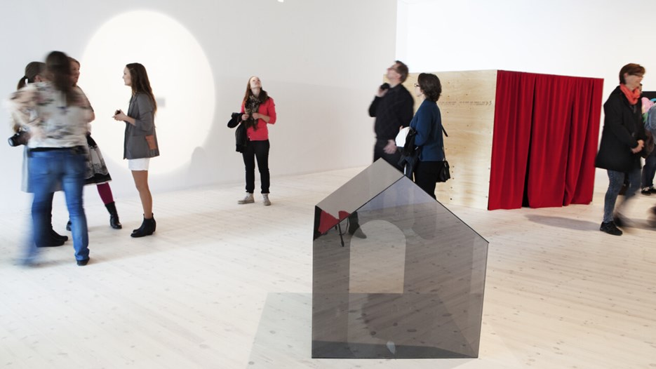 Vernissage för utställningen Konsthögskolan 2012 / Twenty Twelve (As We Know It), Bildmuseet. Opening day for the exhibition Academy of Fine Arts 2012 / Twenty Twelve (As We Know It), Bildmuseet.