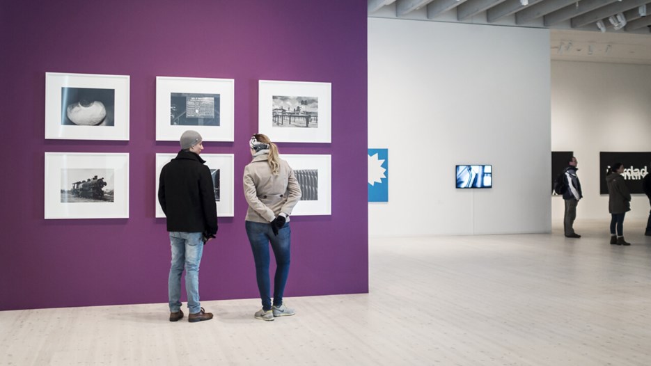 The Spaces Between, Vy från utställningen, Bildmuseet 2015. The Spaces Between, View from the exhibition, Bildmuseet 2015