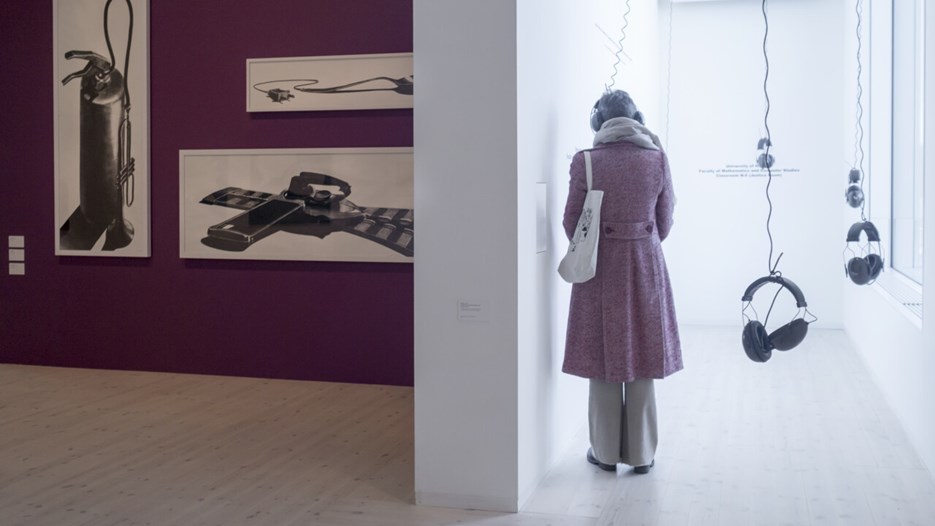 The Spaces Between, Vy från utställningen, Bildmuseet 2015. The Spaces Between, View from the exhibition, Bildmuseet 2015