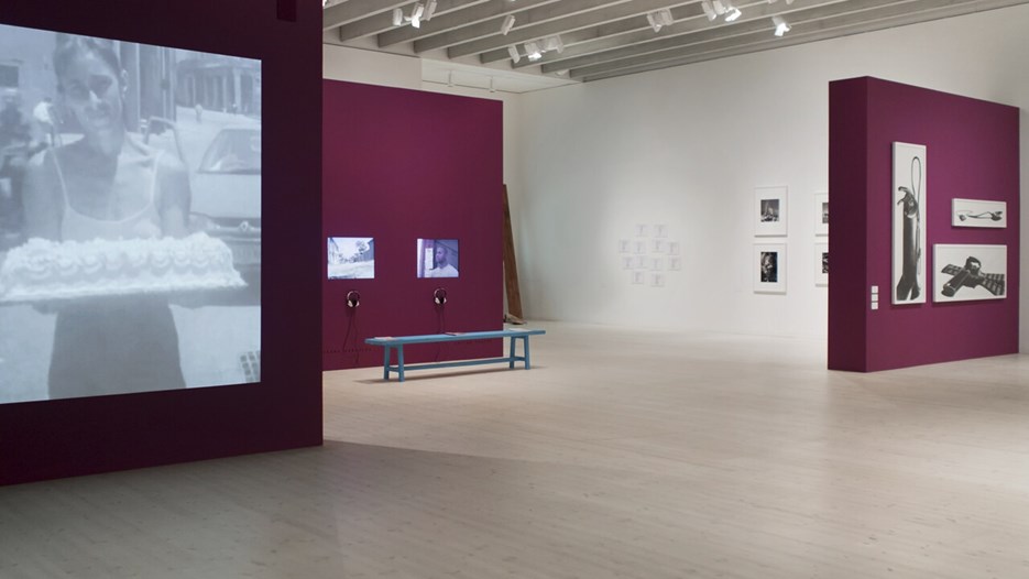 The Spaces Between, Vy från utställningen, Bildmuseet 2015. The Spaces Between, View from the exhibition, Bildmuseet 2015