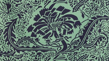 Dandelion, tidigt 60-tal (blå,mintgrön)