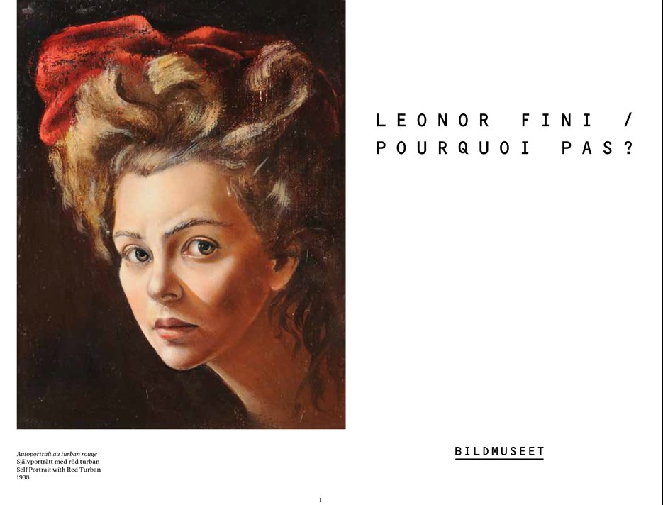 Leonor Fini / Pourquoi pas? Bild från utställningskatalog, Bildmuseet, 2014