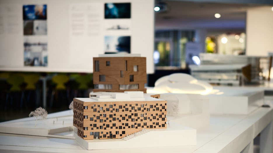 Henning Larsen Architects, Detalj från utställningen, Bildmuseet, 2012
