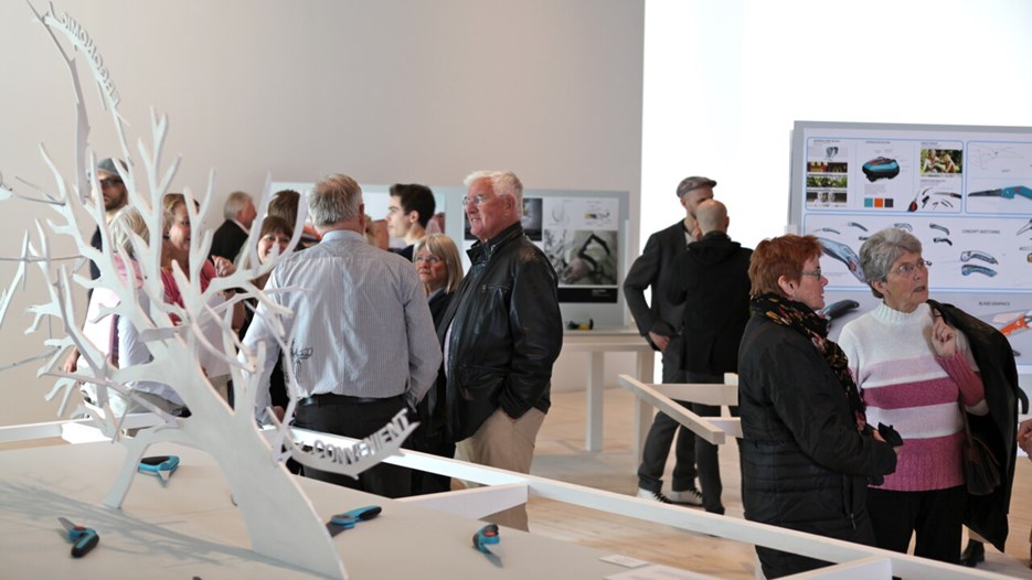 Invigning av Bildmuseets nya lokaler på Konstnärligt campus, 2012. Opening day of Bildmuseet at Arts Campus, 2012.
