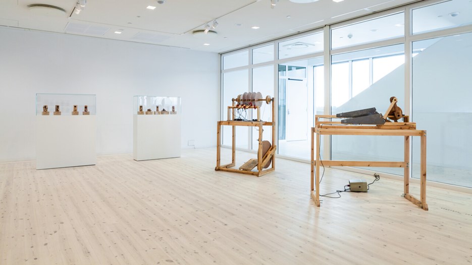 Owl Project, Vy från utställningen, Bildmuseet, 2013