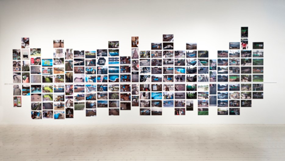 Perpetual Uncertainty / Samtida konst i atomkraftens tidsålder, Vy från utställningen, Bildmuseet 2016-2017