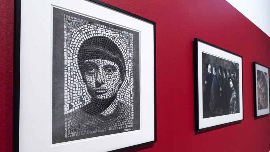 Agnès Varda, Vy från utställningen, Bildmuseet, 2013