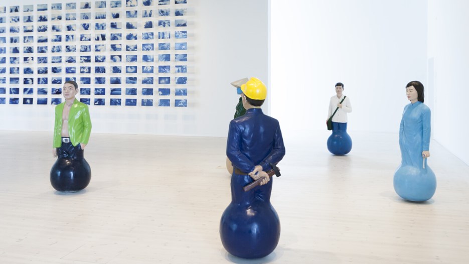 Vernissage för utställningen Mien Meo Mieng, Bildmuseet 2015. Opening day of the exhibition Mien Meo Mieng, Bildmuseet 2015