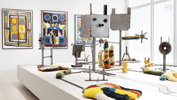 Sara Granér /Räls oss ifrån ondo,  Bildmuseet 2025–2026. © Sara Granér. Courtesy of the artist and Bildmuseet. Photo: Malin Grönborg