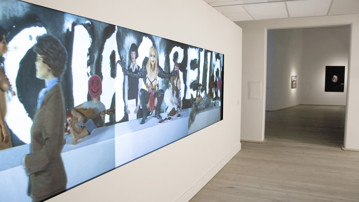 Tracey Rose / Waiting for God, Vy från utställningen, Bildmuseet 2011. Tracey Rose / Waiting for God, View from the exhibition, Bildmuseet 2011.