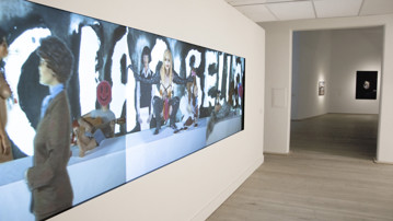 Tracey Rose / Waiting for God, Vy från utställningen, Bildmuseet 2011. Tracey Rose / Waiting for God, View from the exhibition, Bildmuseet 2011.
