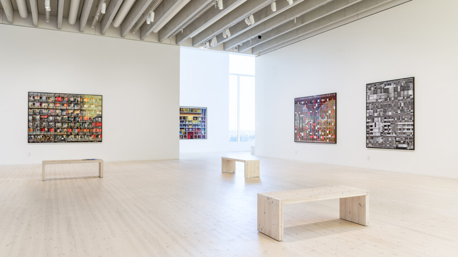 Stéphane Couturier / Smältpunkt, Vy från utställningen, Bildmuseet, 2013-2014