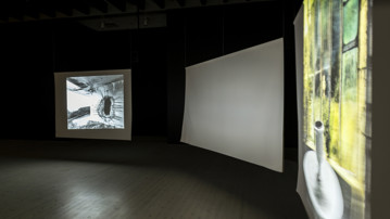 Fouad Elkoury / Den bästa dagen, Vy från utställningen, Bildmuseet, 2016