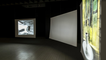 Fouad Elkoury / Den bästa dagen, Vy från utställningen, Bildmuseet, 2016