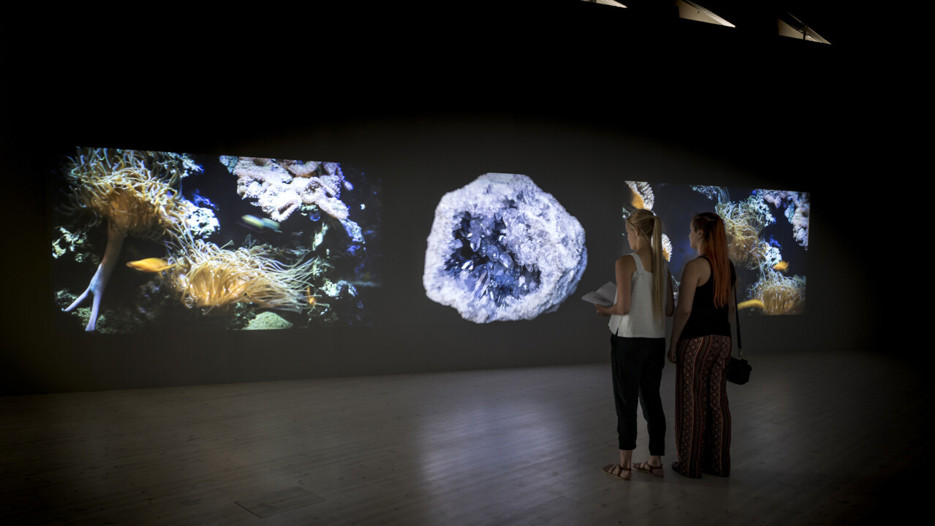 Saara Ekström / Alkemi, Vy från utställningen, Bildmuseet 2016. Saara Ekström / Alchemy, Exhibition view, Bildmuseet 2016