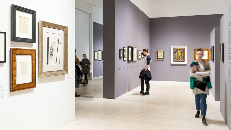 Dada är Dada, Vy från utställningen, Bildmuseet 2017-2018