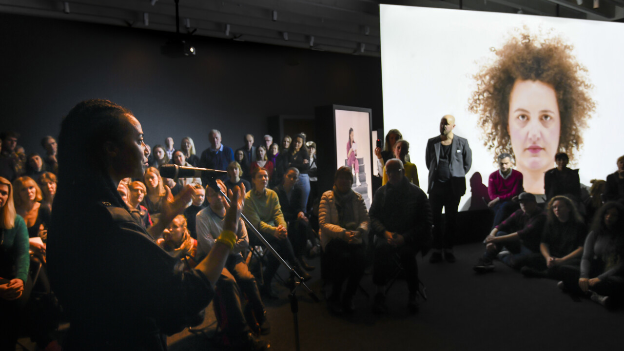 Grada Kilomba / A World of Illusions, Vy från utställningen, Bildmuseet 2019-2020