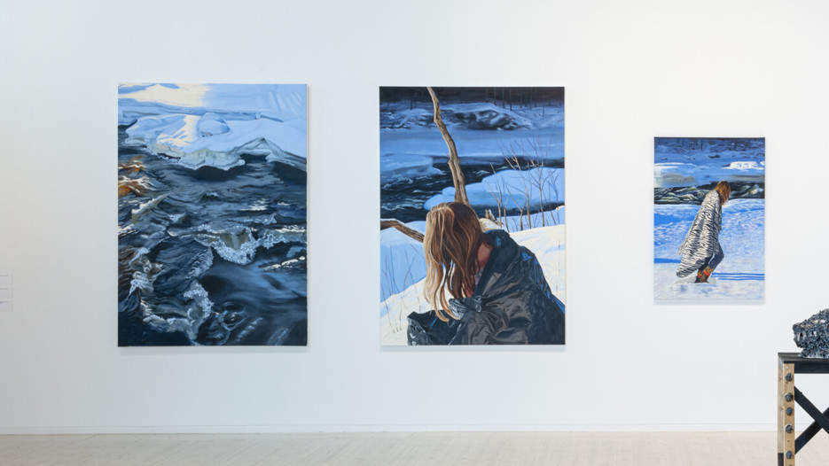 Verk av Therése Lundin och Ellen Macke Alström i Konsthögskolans masterutställning 2022