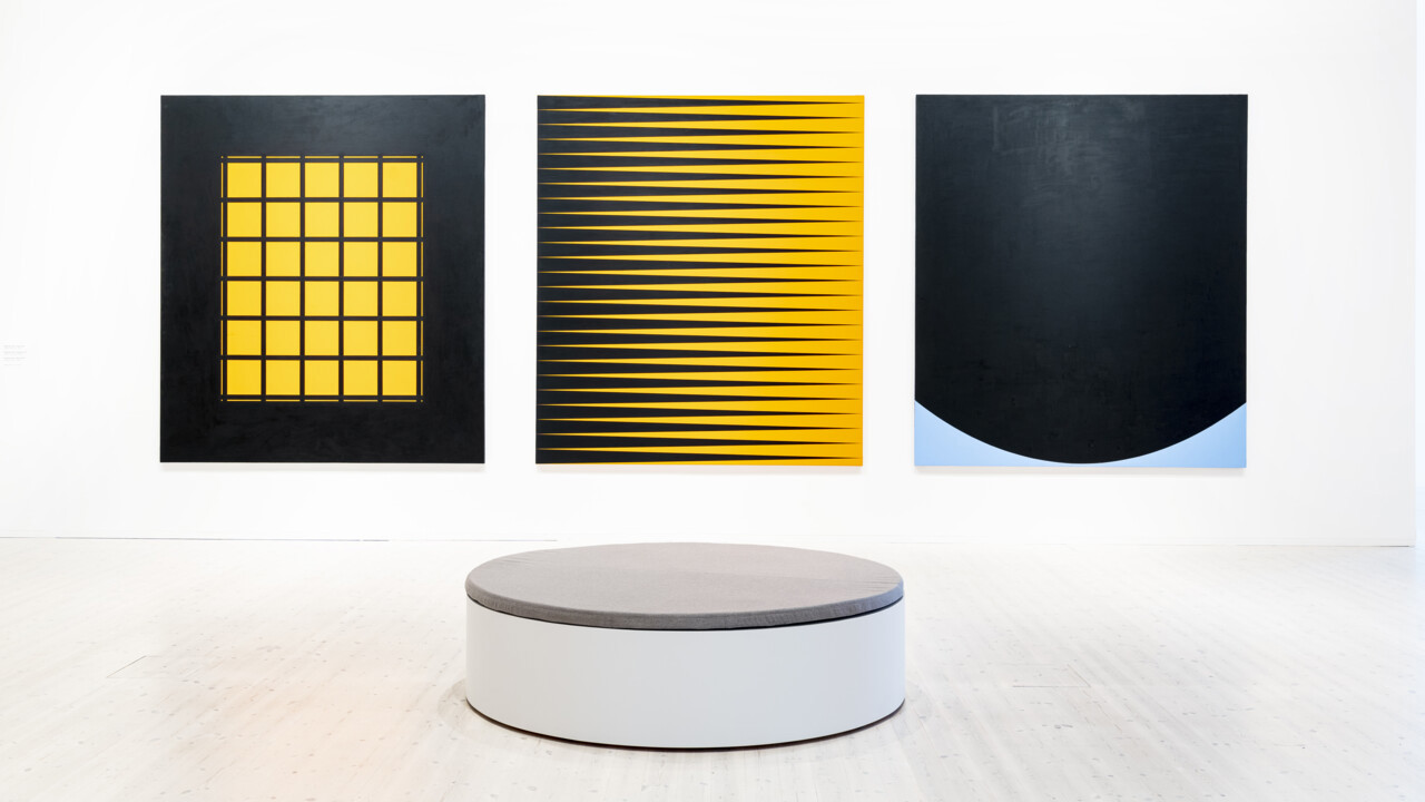 Ann Edholm / Tungan på ordet, Vy från utställningen, Bildmuseet 2019-2020