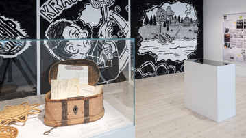 Mats Jonsson / Fortfarande same. Installation view at Bildmuseet, 2022