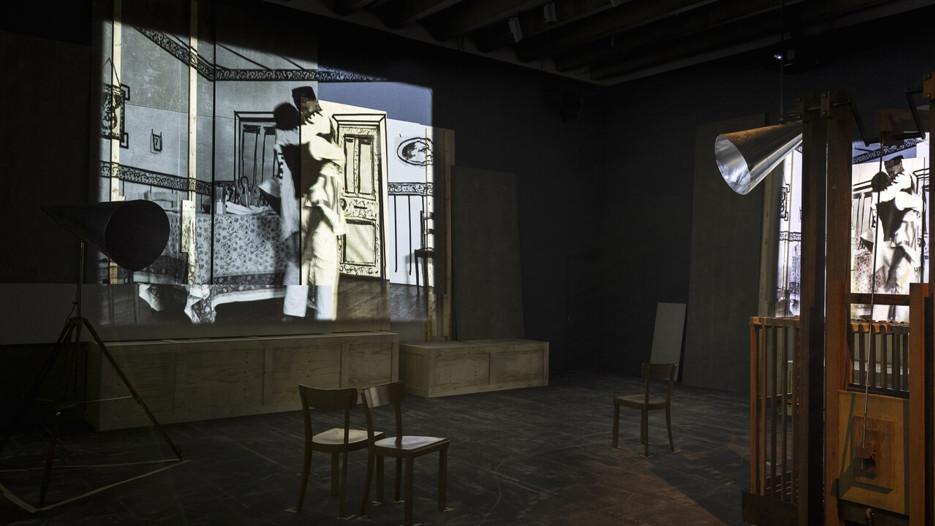 William Kentridge / The Refusal of Time, Vy från utställningen, Bildmuseet 2018-2019