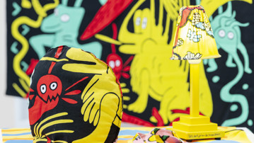 Carl Johan De Geer / Den stora missuppfattningen, Detalj från utställningen, Bildmuseet 2019