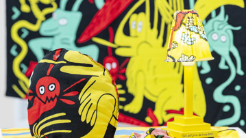 Carl Johan De Geer / Den stora missuppfattningen, Detalj från utställningen, Bildmuseet 2019