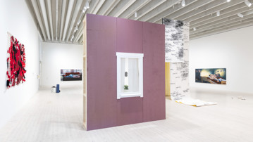 Meanwhile/ Konsthögskolans masterutställning, Vy från utställningen, Bildmuseet 2019
