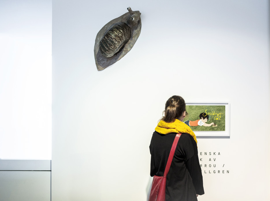 Vernissage för Årets svenska bilderbok / Småkrypsboll, Bildmuseet 2016