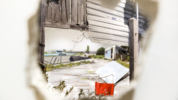 Andreas Johansson / Place Position, Vy från utställningen, Bildmuseet 2014. Andreas Johansson / Place Position, View from the exhibition, Bildmuseet 2014