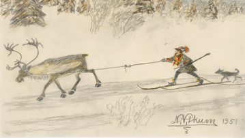 Nils Nilsson Skum / Teckningar, målningar