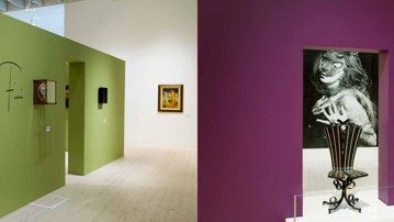 Leonor Fini / Pourquoi pas? Bild från utställningskatalog, Bildmuseet, 2014